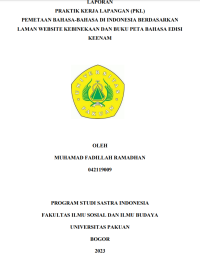 e-PKL: Pemetaan bahasa-bahasa di Indonesia berdasarkan lama website kebinekaan dan buku peta bahasa edisi ke enam