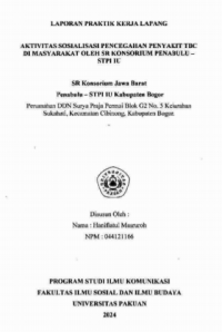 E-PKL: Aktivitas sosialisasi pencegahan penyakit TBC di masyarakat oleh Sr Konsorium Penabulustpi Iu