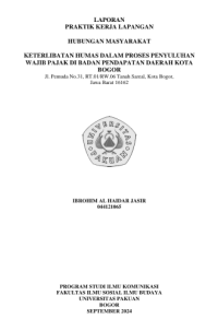 E-PKL: Keterlibatan humas dalam proses penyuluhan wajib pajak di badan pendapatan Daerah Kota Bogor