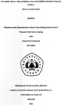Image of SKRIPSI: Analisis Nilai-Nilai Moral dalam Cerpen Mahou Hakase Karya Iwaya Sazanami