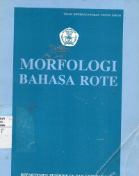 Morfologi bahasa Rote