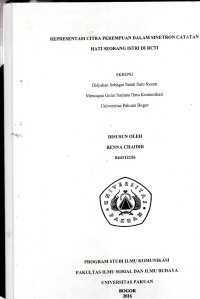 SKRIPSI: Representasi citra perempuan dalam sinetron catatan hati seorang istri di RCTI