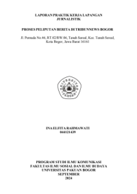 Image of E-PKL: Proses peliputan berita di Tribunnews Bogor