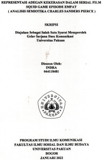 SKRIPSI: Representasi adegan kekerasan dalam serial Film Squid Game episode empat (analisis semiotika Charles Sanders Pierce)