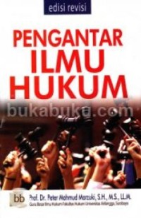 Pengantar Ilmu Hukum