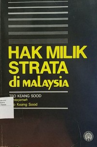 Hak Milik Strata di Malaysia
