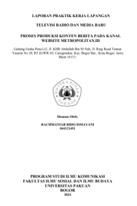 E-PKL: Proses produksi konten berita pada kanal website Metropolitan.id